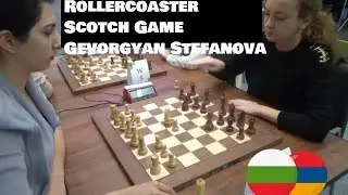 Gevorgyan - Stefanova | Scotch opening with opposite chances