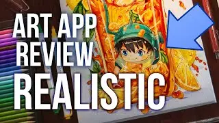 New art app with a great brush engine -- Realistic Paint Studio -- Digital App Review