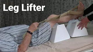 Using a Leg Lifter to aid a Carer