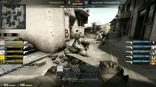 CT cheater spawns in T side.  Counter Strike Global Offensive