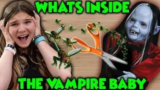 What's Inside The Vampire Baby? Cutting Open Creepy Baby Vampire Doll