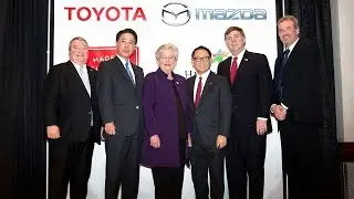 [Highlights Version] Press Conference on Toyota and Mazda's New U.S. Joint Venture Plant