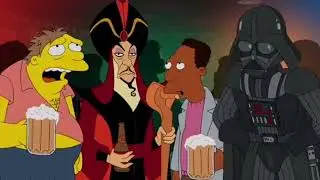 the simpsons winnie the pooh aladdin jafar goofy star wars toys moe homer and goofy bart and morty