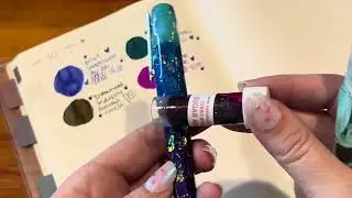 Birthday Pens & Inks!! New pen day & ink swatch with me!!