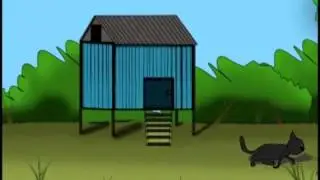cat and chick 2D short animation