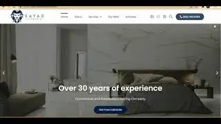 Modern and Clean Flooring company website Design for $300