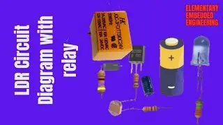 LDR switch 220V circuit diagram with relay