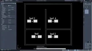 Automatic Room name and size using Blocks and Attribute | Advanced AutoCAD
