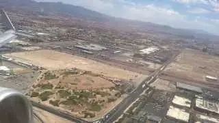 AA 757 take off from Las Vegas first class. Nice buzz saw sound