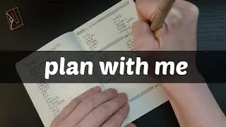 cozy plan with me || weekly reset || mini bullet journal