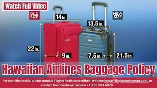 Hawaiian Airlines Baggage Policy | How much luggage can I take on Hawaiian Airlines?