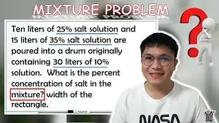 MIXTURE PROBLEM | +LIFE LESSONS | MATH CORNER