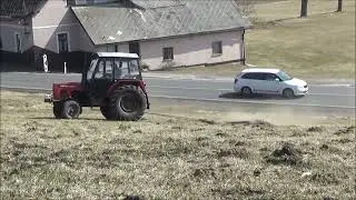 Zetor 5211 smykování louky