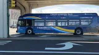 MTA NYCT 2024 NewFlyer XE40 On A shuttle