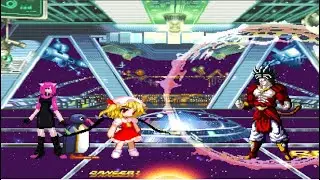Chrigar Mugen: Flandre Scarlet, Pingu & Lucy Diclonius vs The Nightmare Broly SSJ4