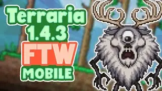 A Maneira Mais SUJA de Enfrentar o DEERCLOPS! - Terraria 1.4.3 Mobile FTW (10) (+DOWNLOAD)