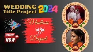 Edius Cinematic Wedding Title Project 2024 | New Title Project free download