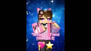 “Snowfall“ Trend - Mine-imator Minecraft Animation #shorts #minecraftanimations #minecraftshorts