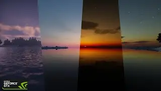Minecraft sunset comparison with 10 different shaders | Minecraft