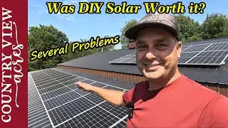 Our First year with Solar and Battery Backup.  Was it worth it?  What problems did we have?