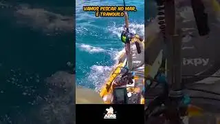 Vamos pescar no mar que é tranquilo