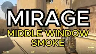Middle Window Smoke - MIRAGE | Counter-Strike 2 (CS2)