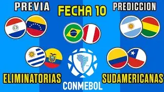 PREDICCIÓN|FECHA 10|ELIMINATORIAS SUDAMERICANAS|ARGENTINA vs BOLIVIA|COLOMBIA vs CHILE