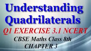 Understanding Quadrilaterals - Maths Class 8th - Ex 3.1 - Q1 - Chapter 3 - NCERT - CBSE