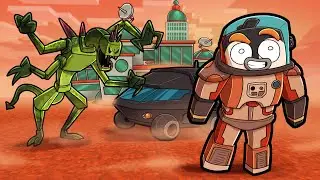 Mission to MARS Base Survival! (Minecraft)