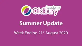 Summer Update Week Ending 21st August 2020