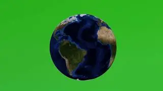 Animated Earth - Green Screen