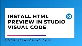 How to Install HTML PREVIEW on Visual Studio Code - QUICK Installation