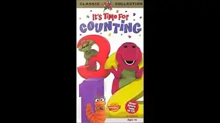 Barney: It's Time For Counting 1998 VHS (with ActiMates Audio)