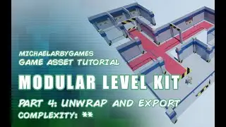 GAME ASSET TUTORIAL:  Modular Level Design (Part 4 - Trimsheet Unwrapping) (3DS Max)