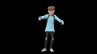Green Screen Characters Logo Reveal Intro  Background