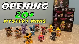 (FULL SET HUNT)Fnaf 10th Anniversary Mystery Minis Part 1!!