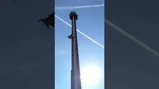 230 FEET TALL Drop Tower DROPS DOWN |Anubis Tower at HolidayPark 
