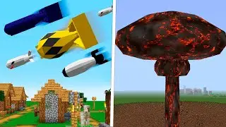TESTING OF NUCLEAR BOMBS IN MINECRAFT! NEW TNT RADIATION THE BIGGEST EXPLOSION IN MINECRAFT