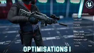 UE4: Third person project| Optimisations and updates I