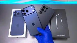iPhone 17 Pro Max VS Samsung Galaxy S25 Ultra Unboxing and Camera Test! - ASMR
