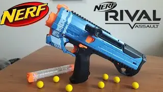Бластер Nerf Rival Helios XVIII Нерф Райвал Гелиос с шариками Распаковка Обзор и Тест
