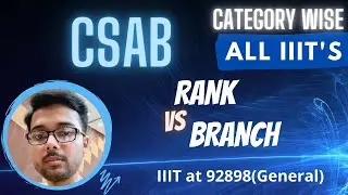 ALL IIIT's Cutoff: CSAB counselling 2022 | IIIT at low JEE Mains rank