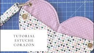 Hoy hacemos un Estuche en forma de corazón💜 