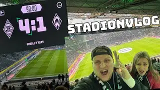 Auswärts Blamage ! / Borussia Mönchengladbach 4-1 SV Werder Bremen - Stadionvlog