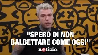 Fedez balbetta durante una diretta sul web: fan in ansia per la sua salute