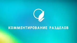 Комментирование разделов