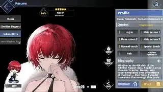 Azur Lane: Weser L2D Skin [Urbane Onyx] (Black Friday Akashi's Fire Sale 2022)