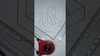 How to draw isometric drawing [Drawing no 4] 