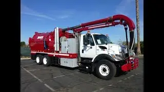 2009 International 7400 Vac-Con X-Cavator VX312LHE Hydro Excavator Truck