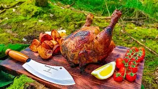 🔥Whole Chicken Prepared in the Forest🔥 Relaxing Cooking